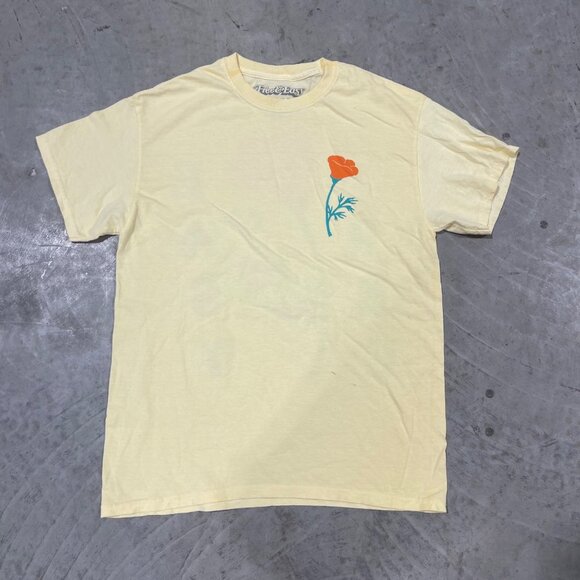 $58 NEW FREE & EASY POPPY YELLOW TEE - Picture 4 of 7